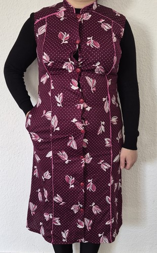 Polyester smock apron vintage - polyester,