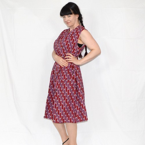 Pink red pattern - red,