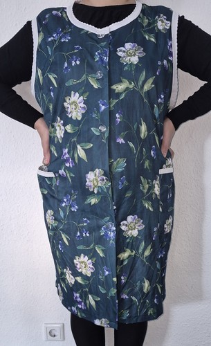 Polyester smock apron vintage - polyester,