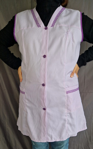 Nylon dederon smock apron - dederon,
