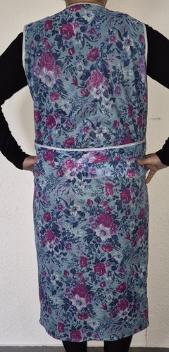 Polyester smock apron vintage - polyester,
