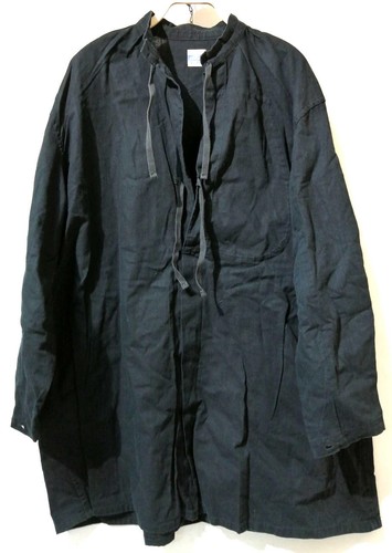Army twill smock dress black - army,
