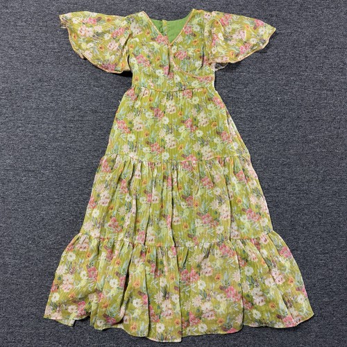 Women vintage green floral - women’s,