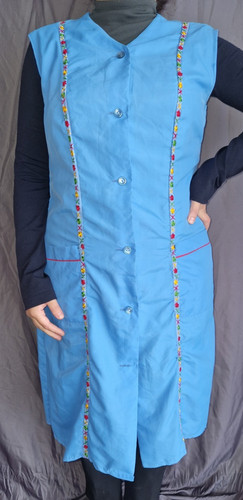 Nylon dederon smock apron - dederon,
