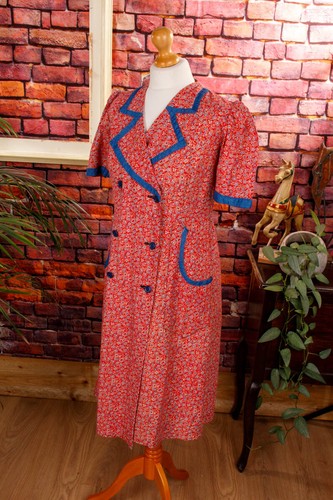 Vintage orig 40s apron - orig, smock
