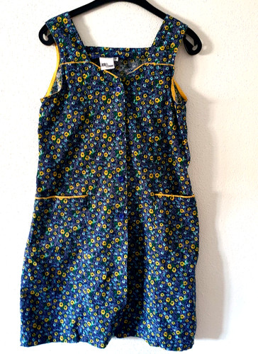 Blue floral mini dress size - *,
